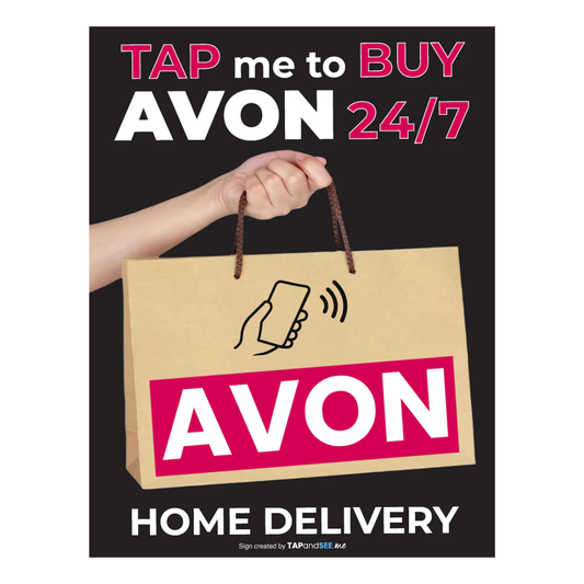 FLAT Avon Retail - Tap Sign