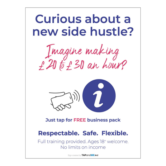 FLAT Avon Recruitment - Tap Sign