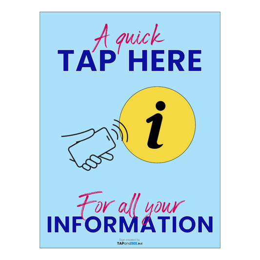 FLAT Information - Tap Sign
