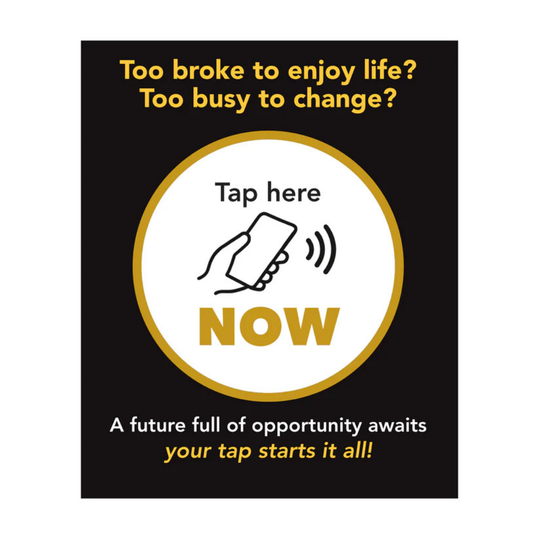 Network Marketing Recruitment - Tap Sign