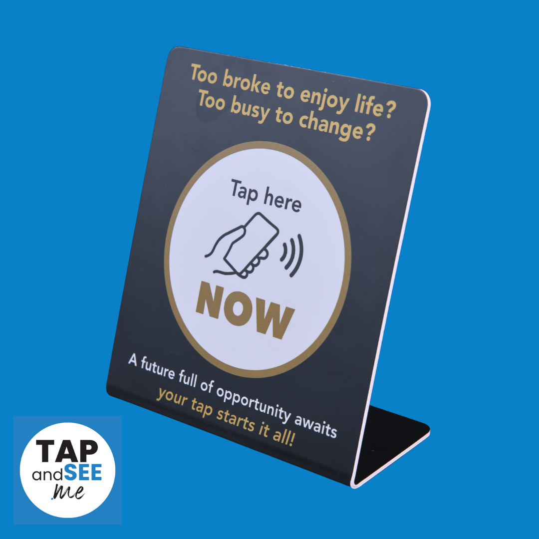 Network Marketing Recruitment - Tap Sign