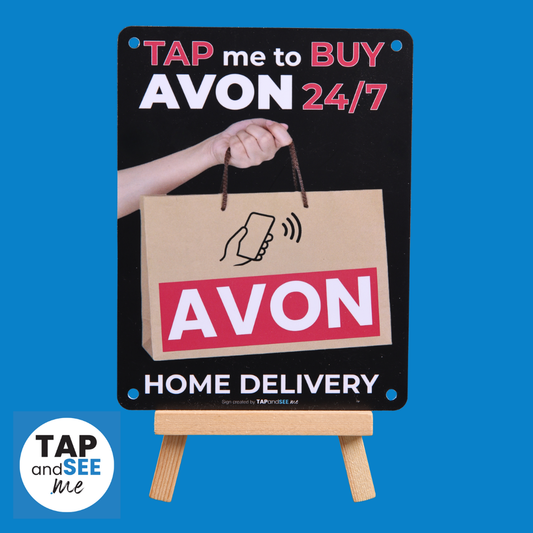 FLAT Avon Retail - Tap Sign