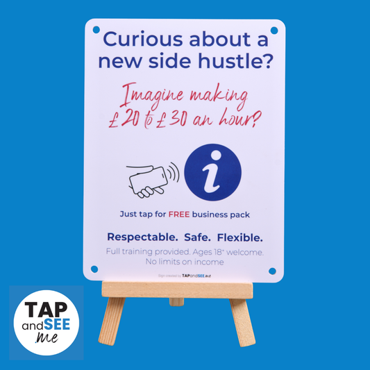 FLAT Avon Recruitment - Tap Sign