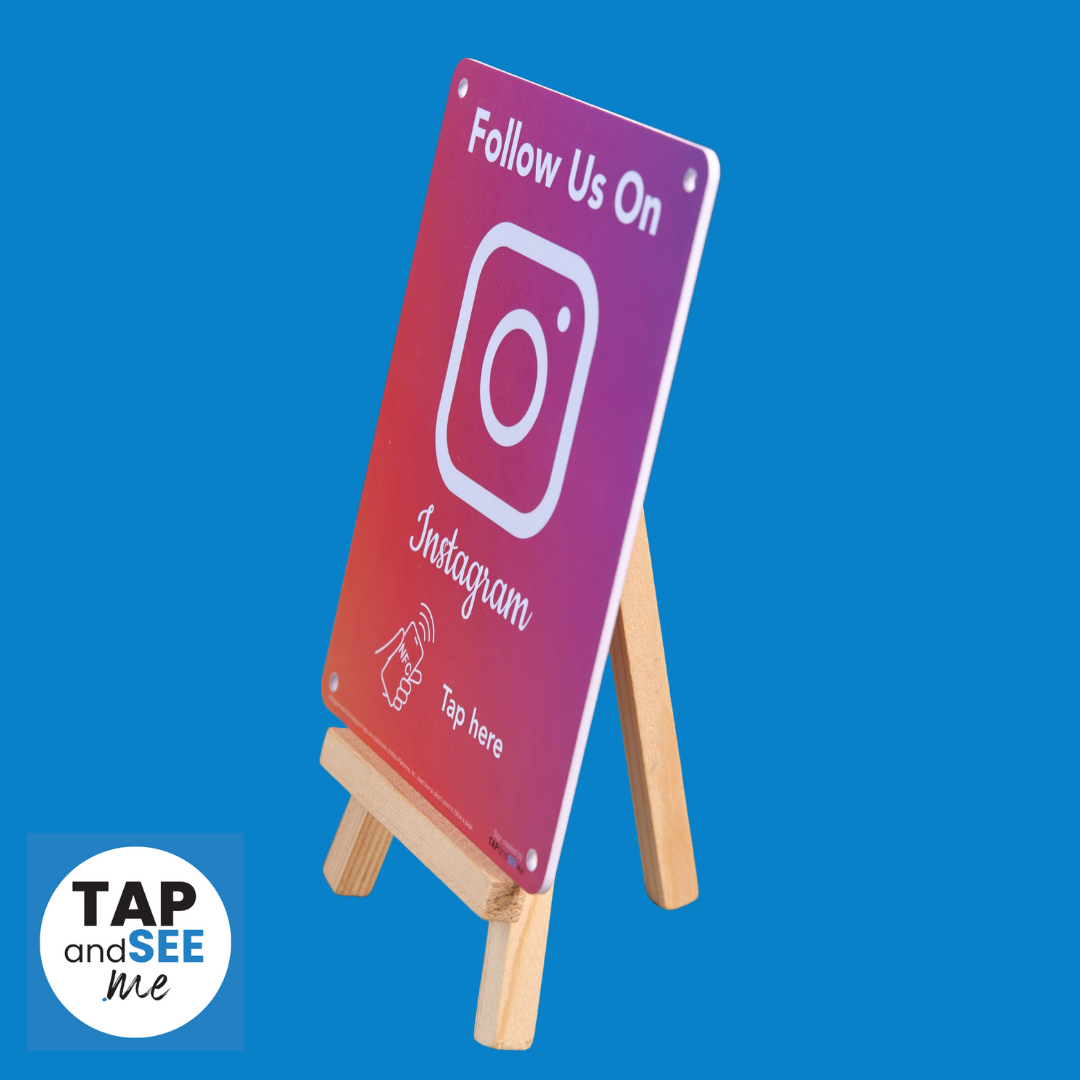 FLAT Follow us on Insta - Tap Sign