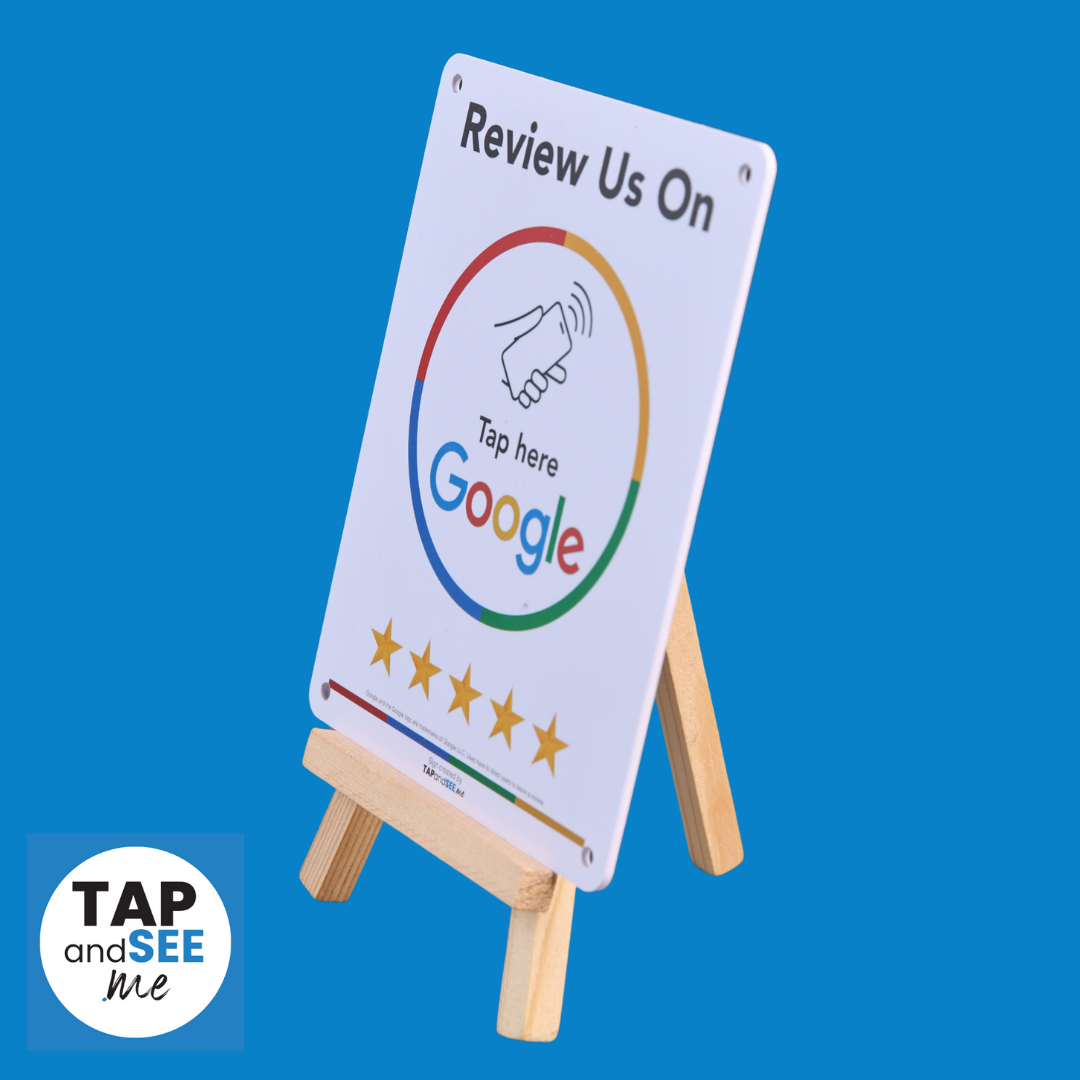 FLAT Review us on Google - Tap Sign
