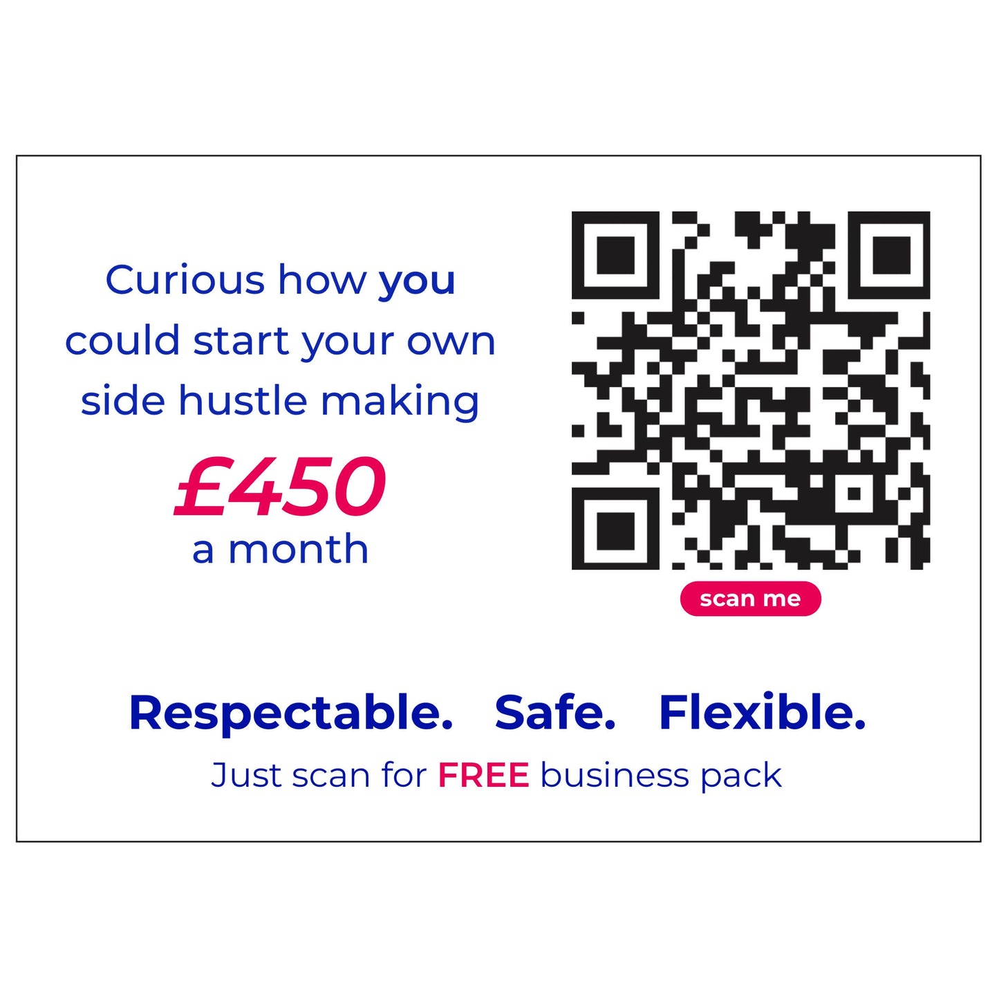 Recruiting Leaflet Variety pack - 4 x 1,000 Leaflets - 4,000 in total