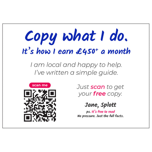 1000 A6 Recruitment Leaflets - Copy What I Do...