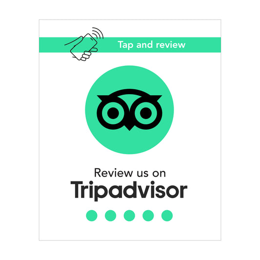 Review us on Tripadvisor - Tap Sign